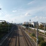Bahnstrecke Richtung Hauptbahnhof